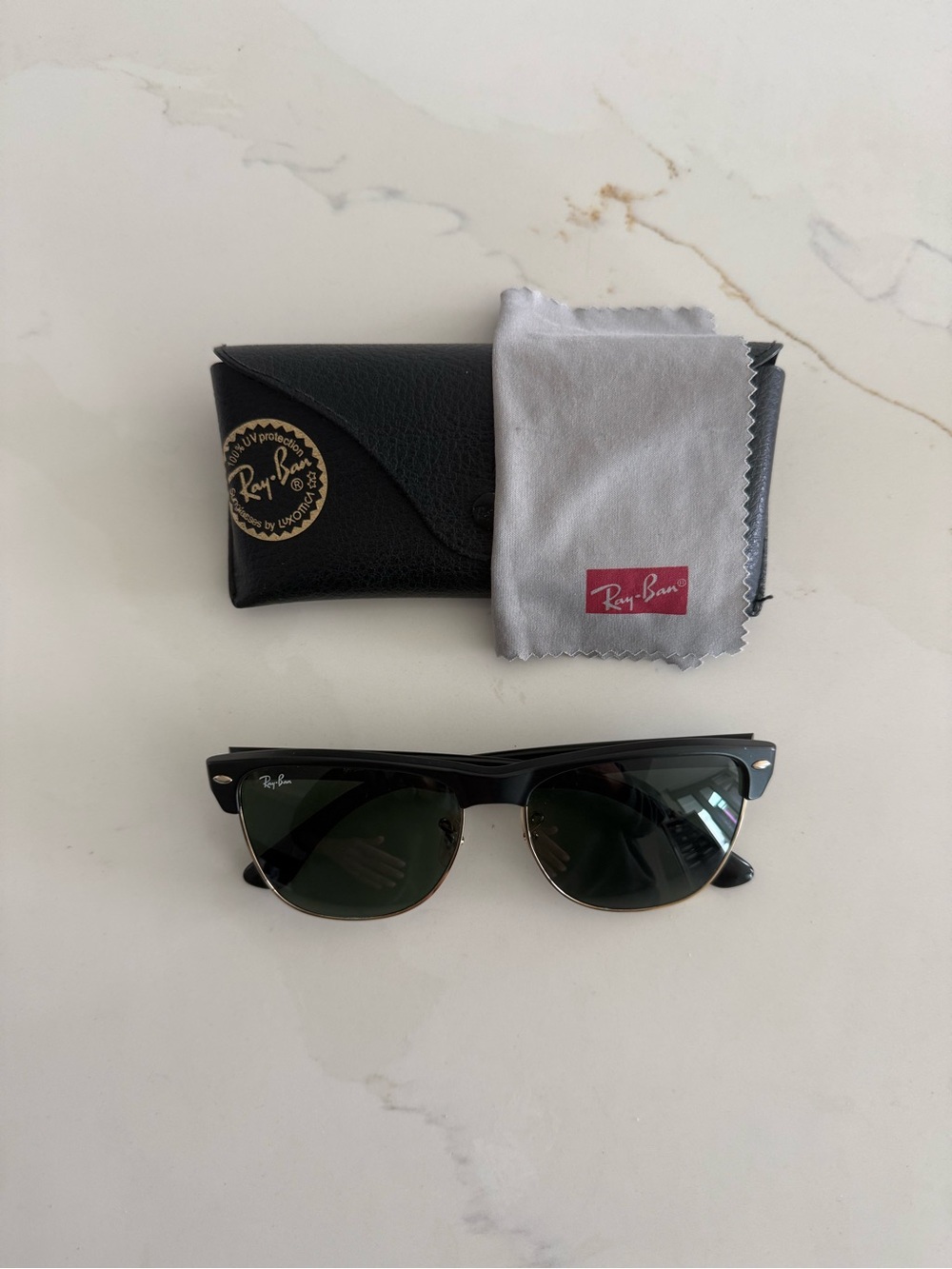 Ray-Ban Black Frame Club Master Sunglasses